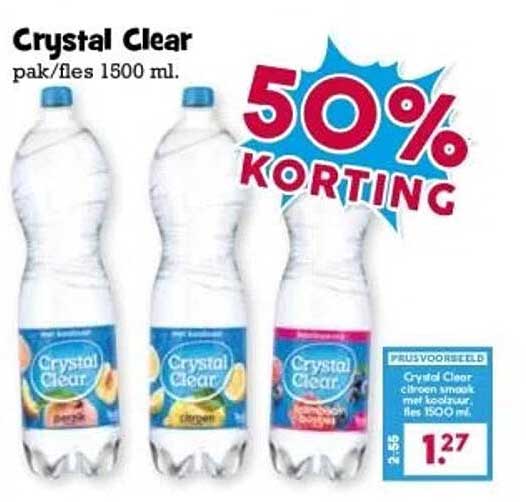 Crystal Clear pak/fles 1500 ml.