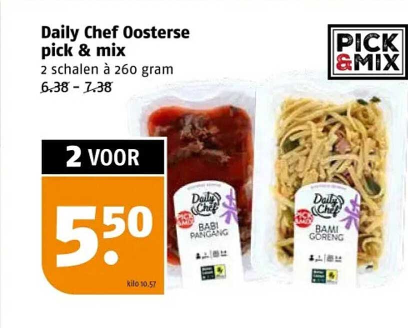 Daily Chef Oosterse pick & mix