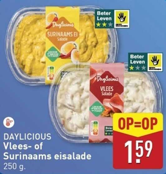 DAYLICIOUS Vlees- of Surinaams eisalade 250 g