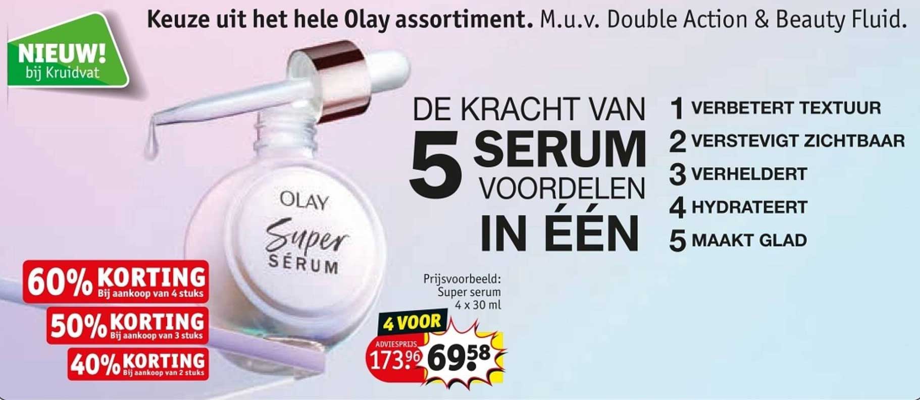 DE KRACT VAN 5 SERUM VOORDELEN IN ÉÉN
