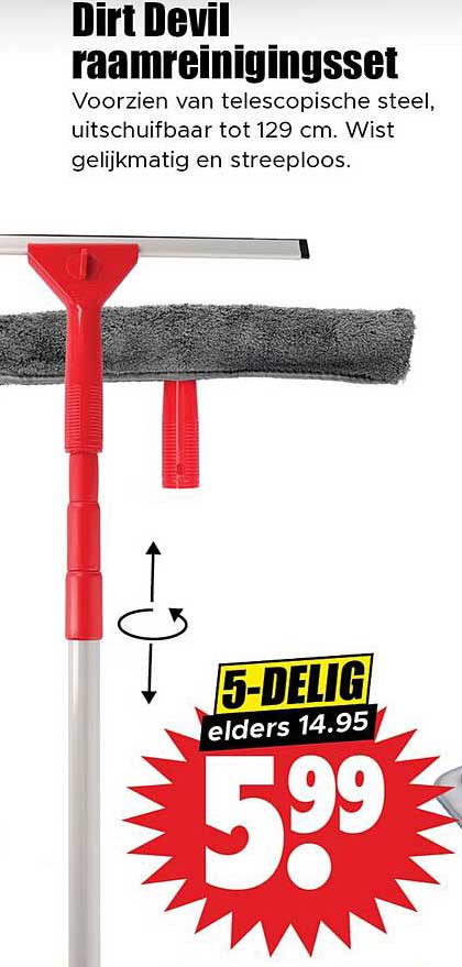 Dirt Devil raamreinigingsset