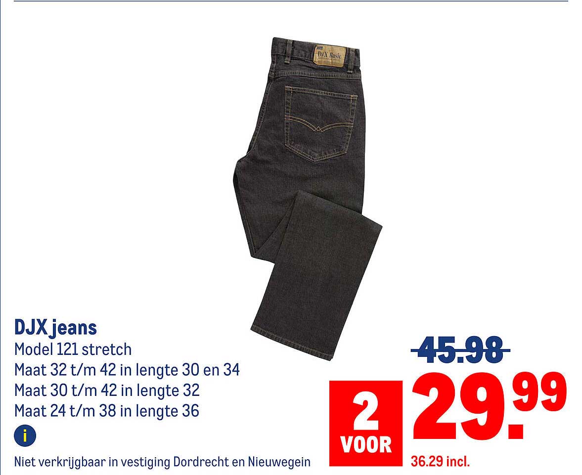 DJX jeans Model 121 stretch