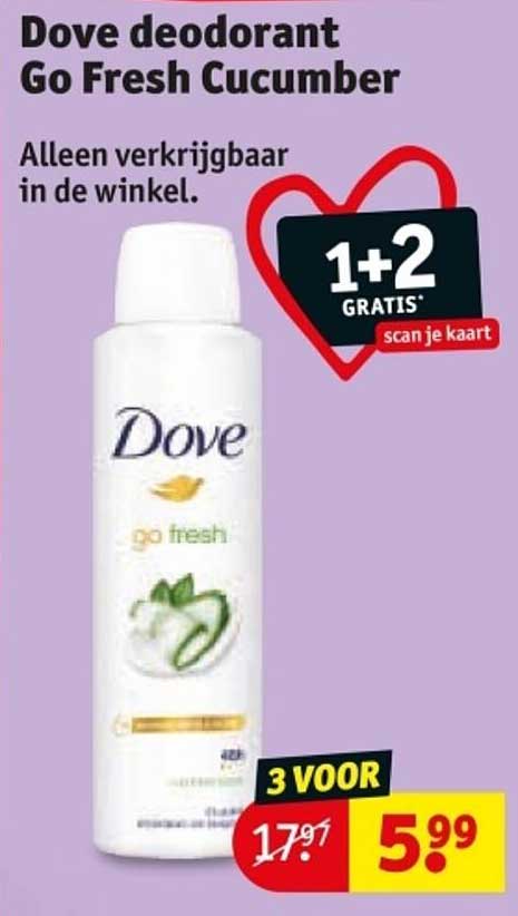 Dove deodorant Go Fresh Cucumber