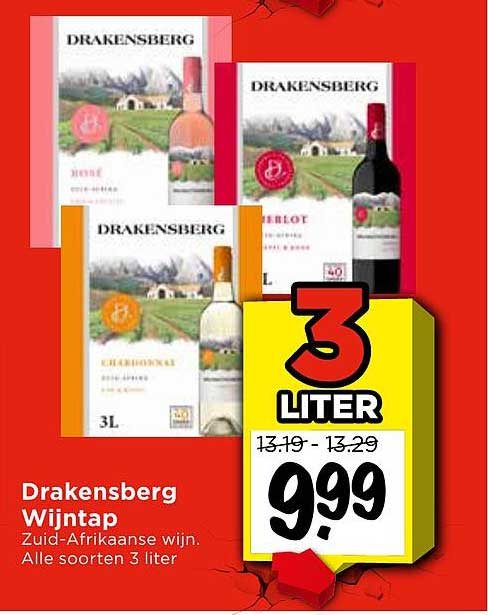 Drakensberg Wijntap 3 liter