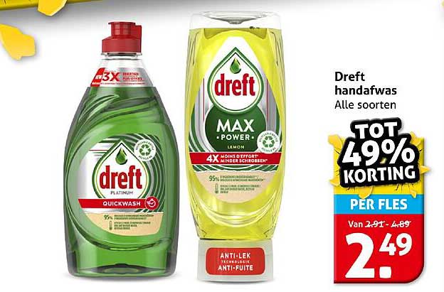 Dreft handafwas Alle soorten