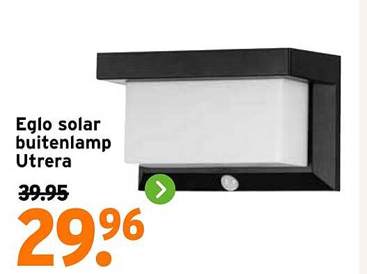 Eglo solar buitenlamp Utrera