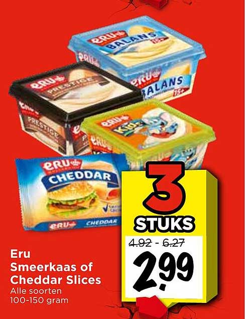 Eru Smeerkaas of Cheddar Slices
