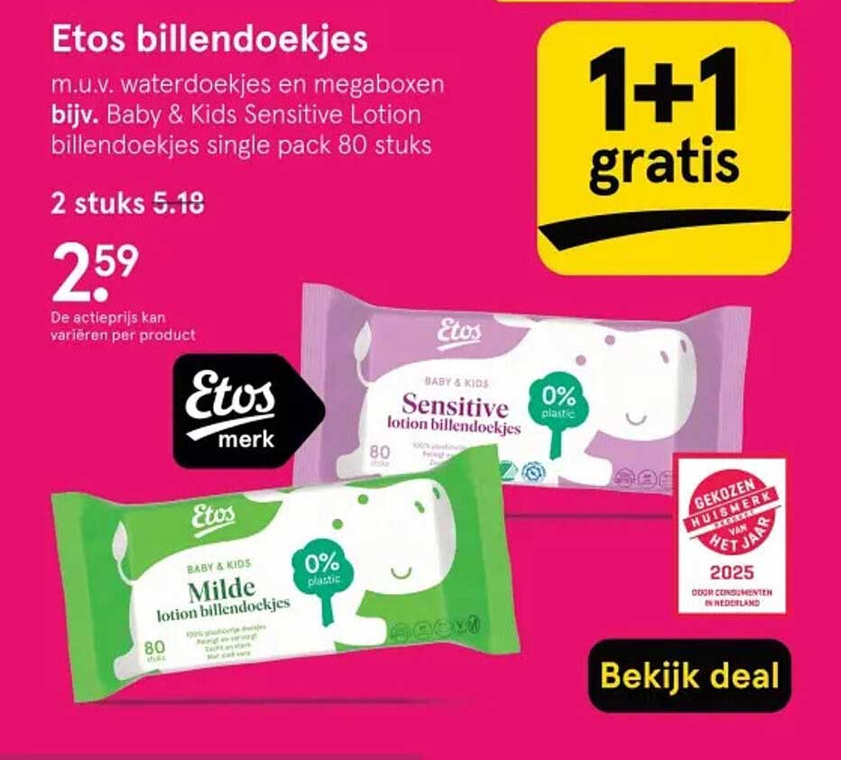 Etos billendoekjes