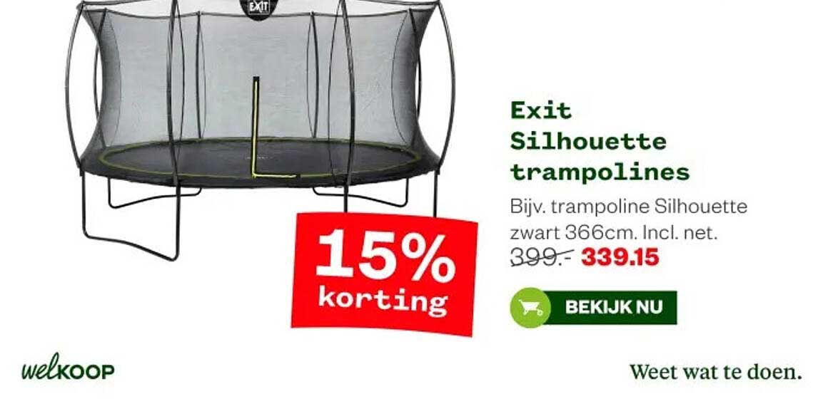 Exit Silhouette trampolines