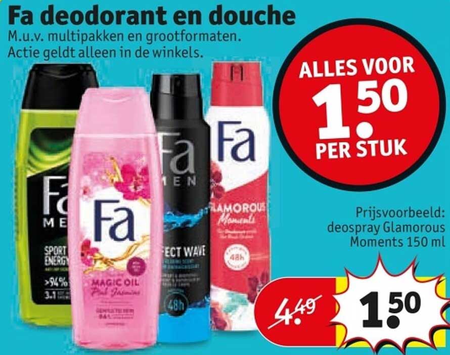 Fa deodorant en douche