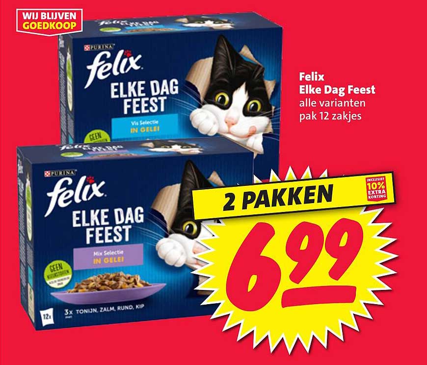 Felix Elke Dag Feest alle varianten pak 12 zakjes