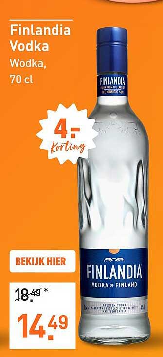 Finlandia Vodka, 70 cl