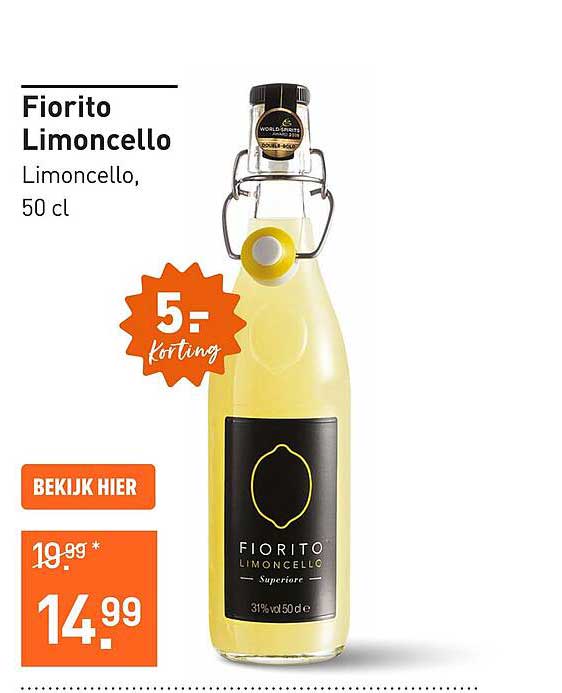 Fiorito Limoncello, 50 cl