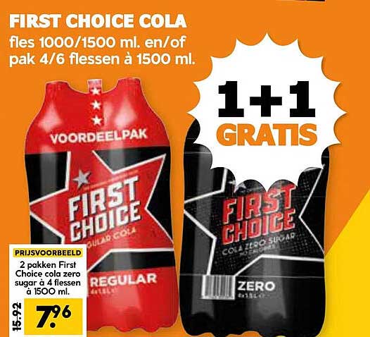 FIRST CHOICE COLA