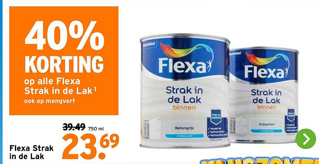 Flexa Strak in de Lak