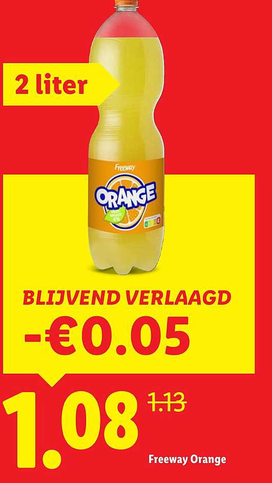 Freeway Orange 2 liter