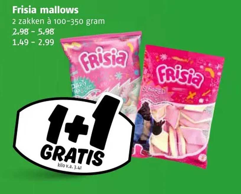 Frisia mallows 1+1 GRATIS
