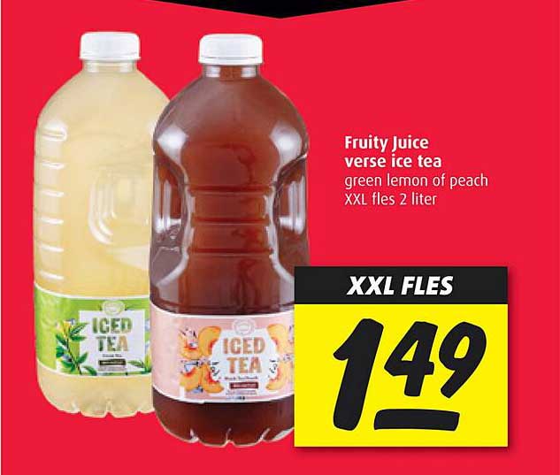 Fruity Juice verse ice tea
