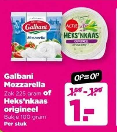 Galbani Mozzarella of Heks'nkaas