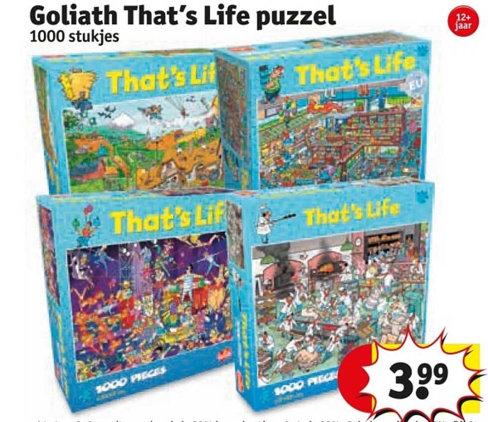 Goliath That's Life puzzel 1000 stukjes