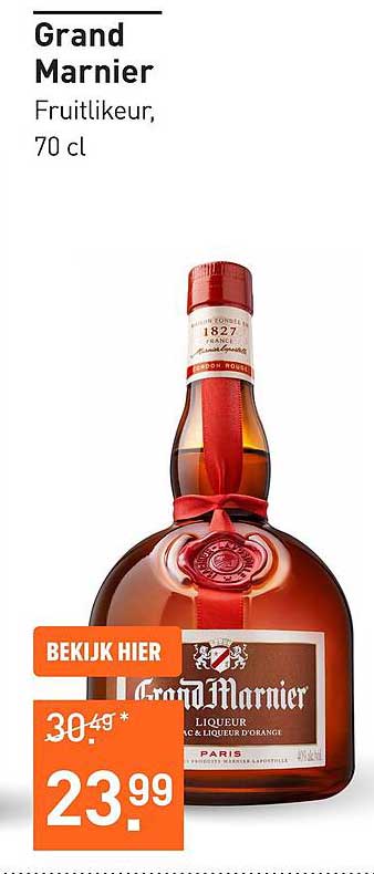 Grand Marnier Fruitlikueur, 70 cl