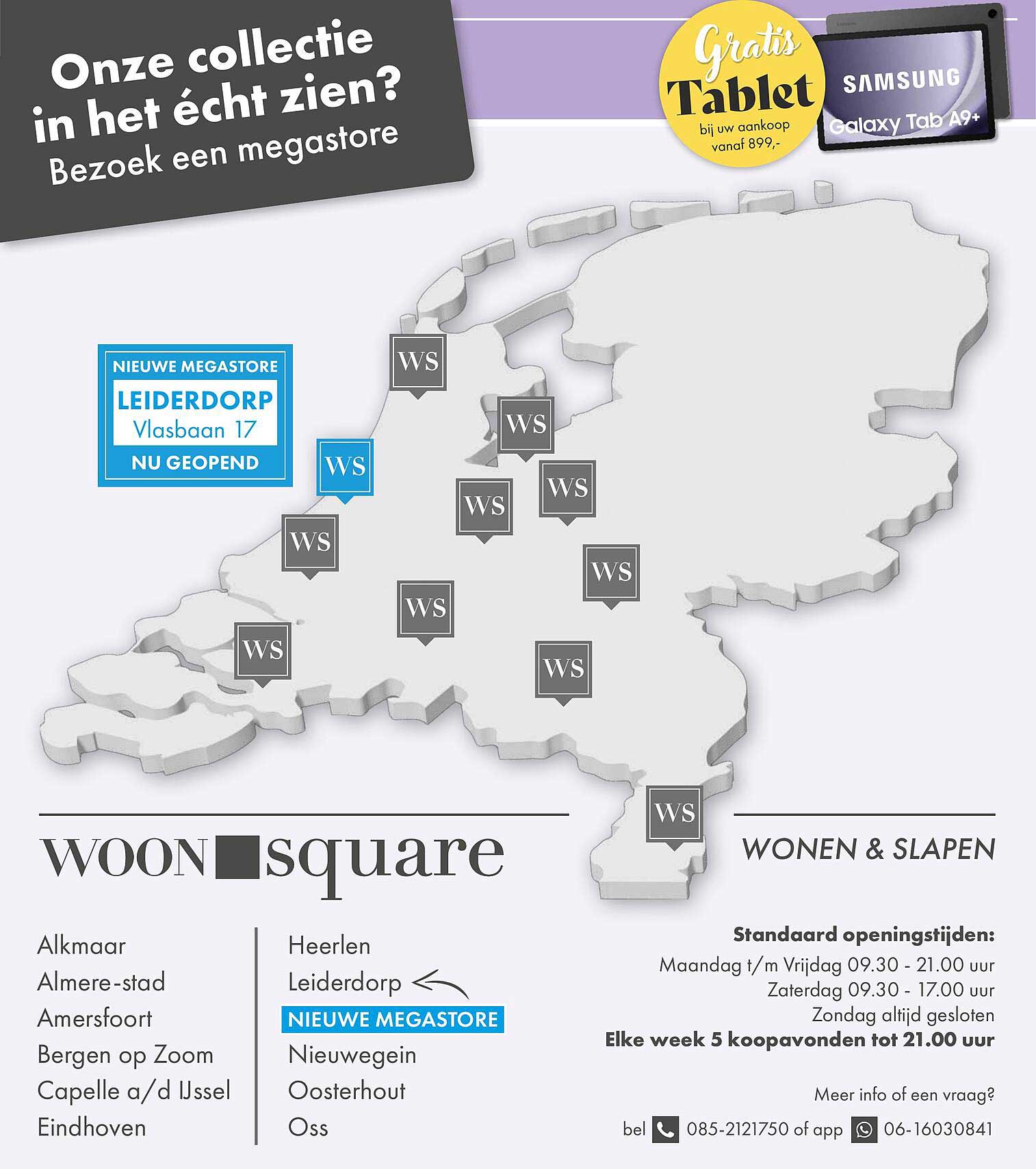 Gratis Tablet bij uw aankoop vanaf 899,-
