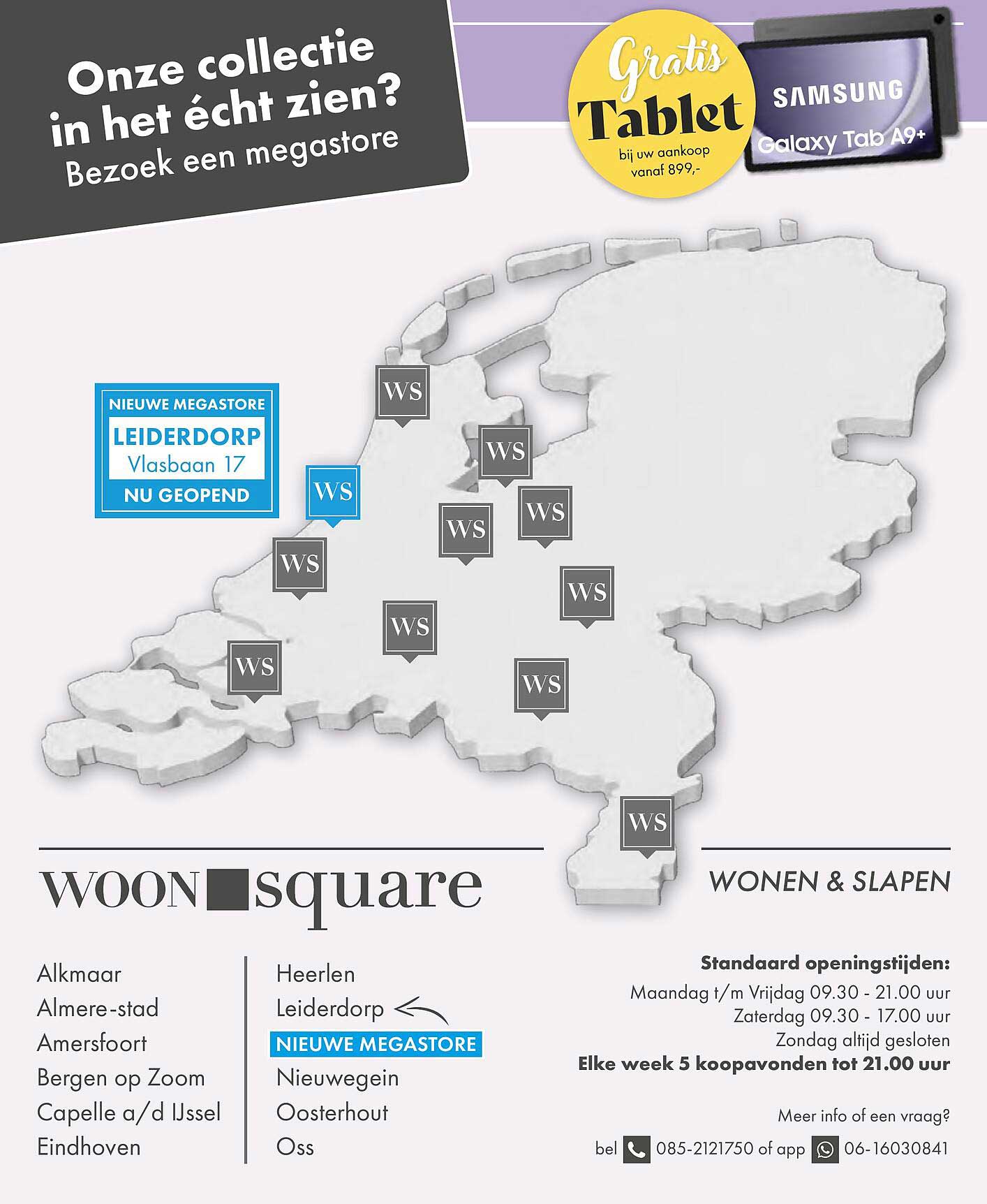Gratis Tablet bij uw aankoop vanaf 899,-