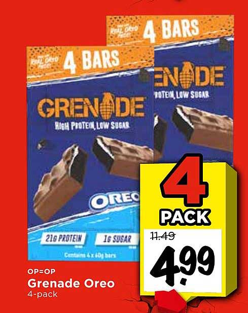 Grenade Oreo 4-pack