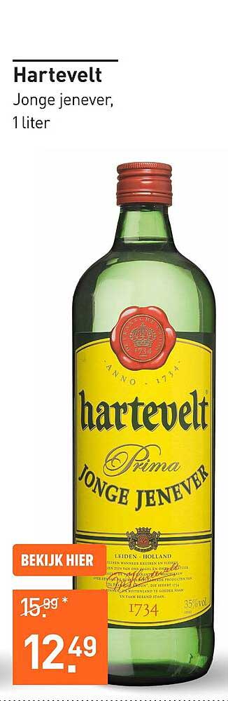 Haartevelt Jonge jenever, 1 liter