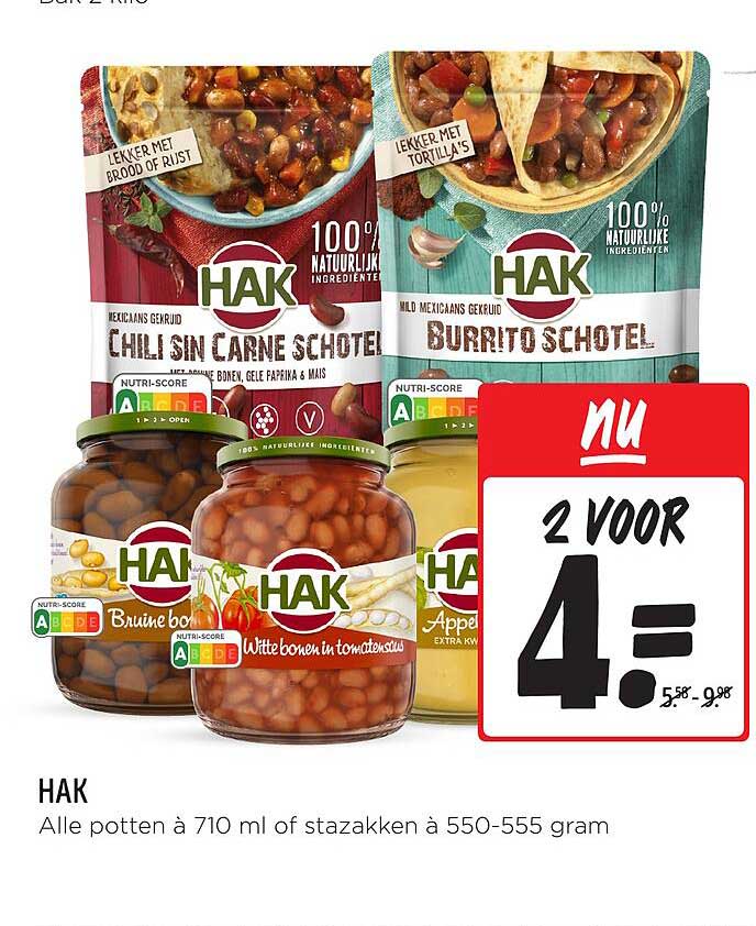 HAK 2 Voor 4 Euro