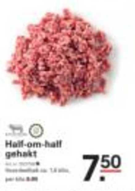 Half-om-half gehakt