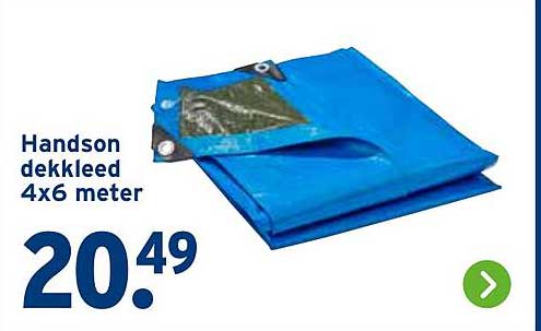 Handson dekleed 4x6 meter