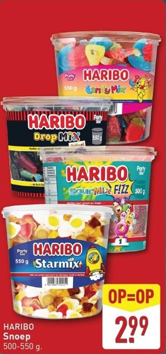 HARIBO Snoep 500-550 g.