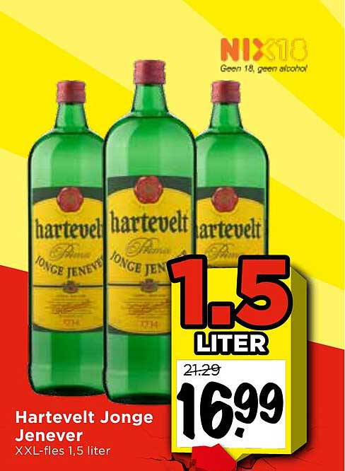 Hartevelt Jonge Jenever 1.5 liter