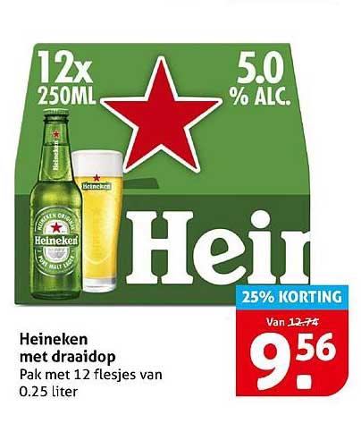 Heineken met draaidop