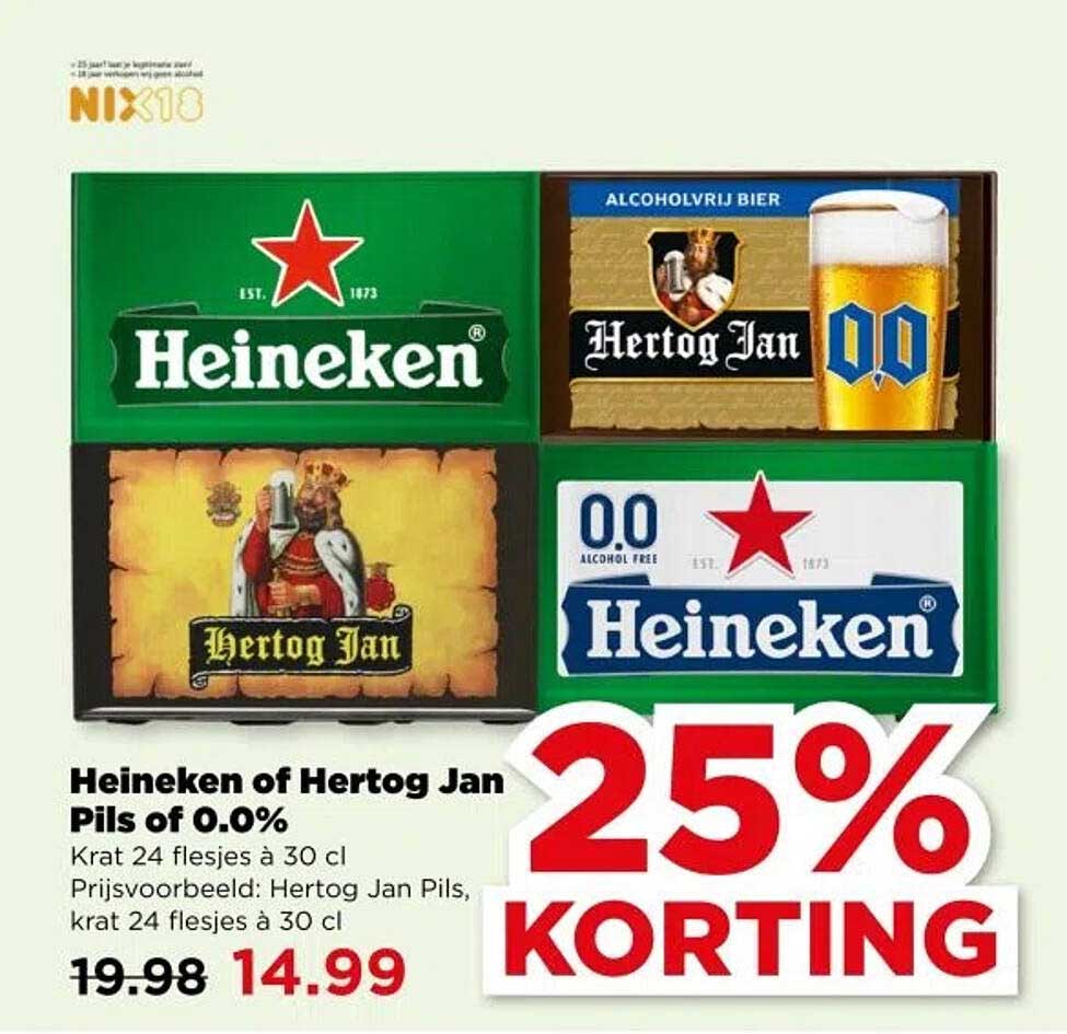 Heineken of Hertog Jan Pils of 0.0%
