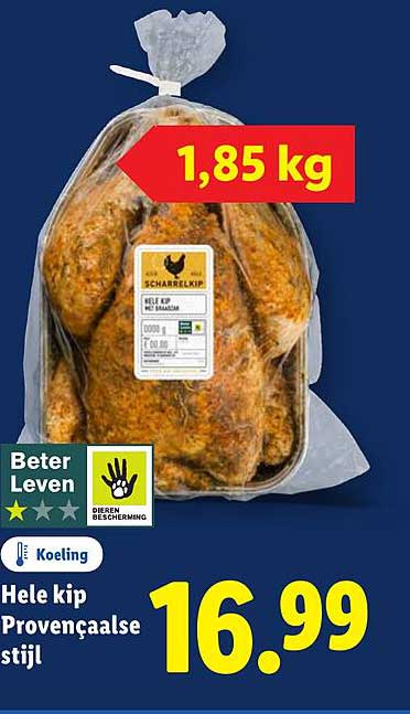 Hele kip Provençaalse stijl