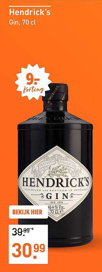 Hendrick's Gin, 70 cl