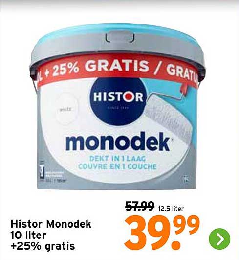 Histor Monodek 10 liter +25% gratis