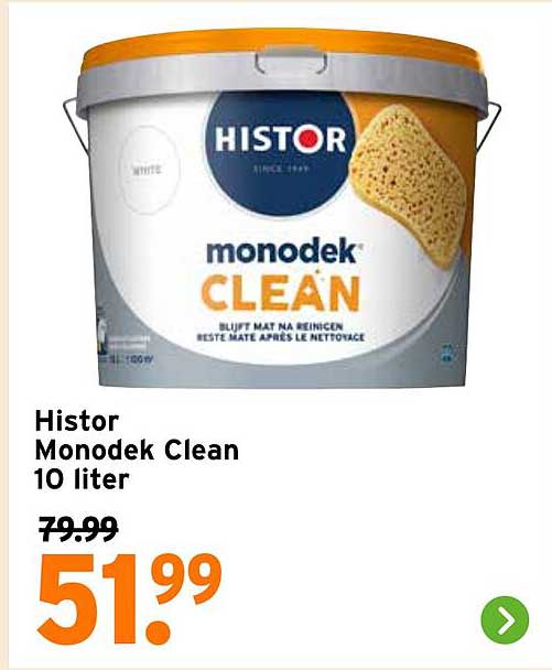 Histor Monodek Clean 10 liter