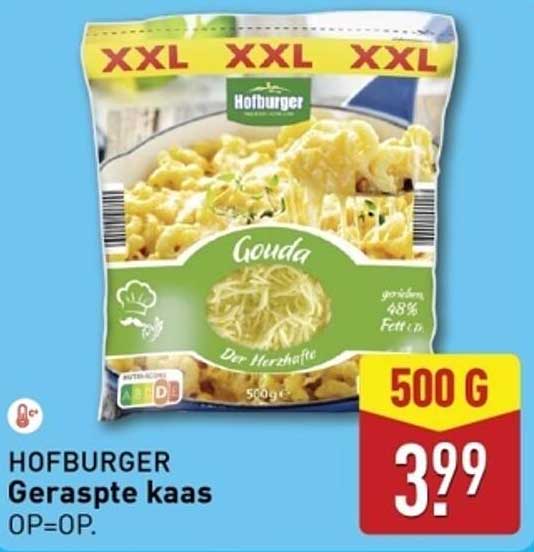 HOFBURGER Geraspte kaas