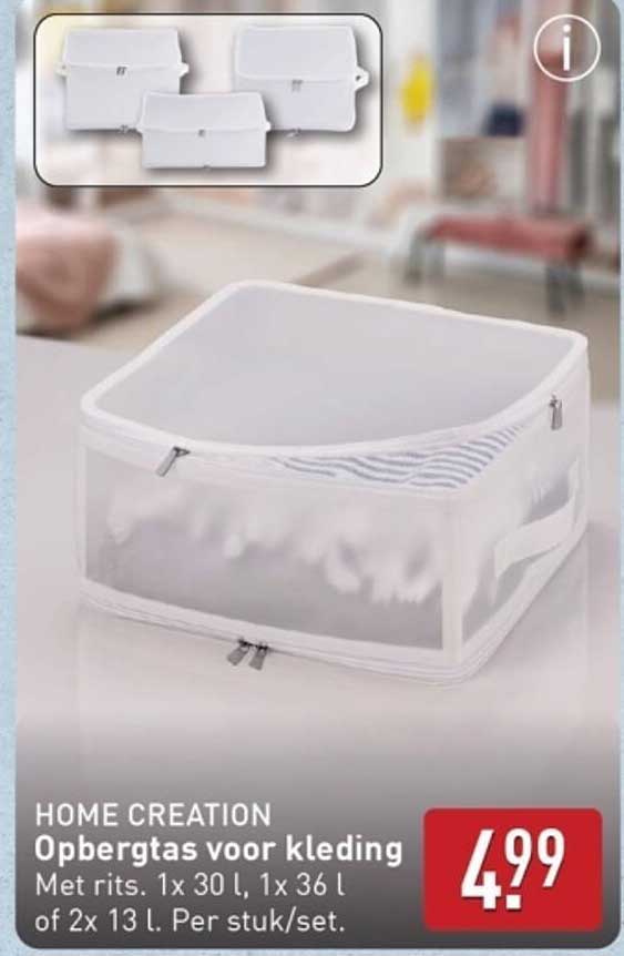 HOME CREATION Opbergtas voor kleding