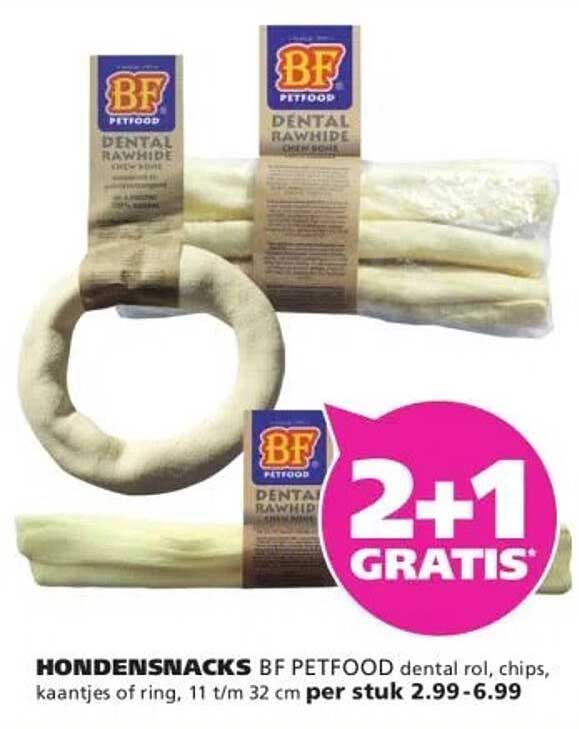 HONDENSNACKS BF PETFOOD dental rol, chips, kaantjes of ring, 11 t/m 32 cm per stuk 2.99-6.99