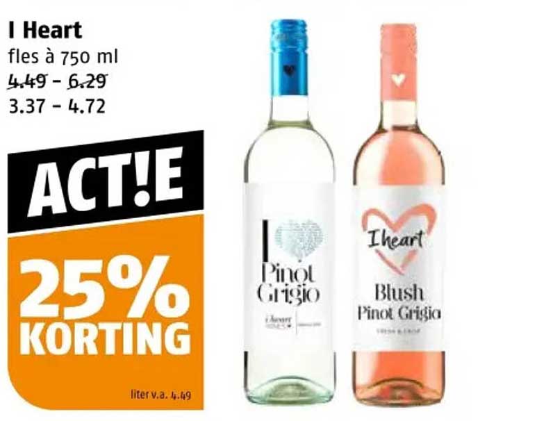 I Heart fles à 750 ml