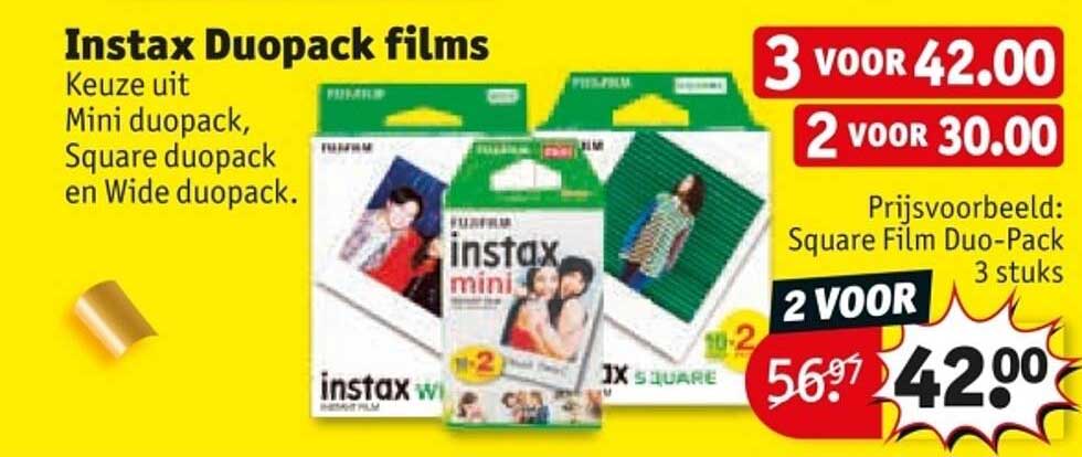 Instax Duopack films