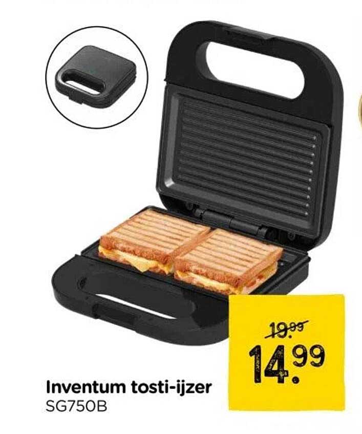 Inventum tosti-ijzer SG750B