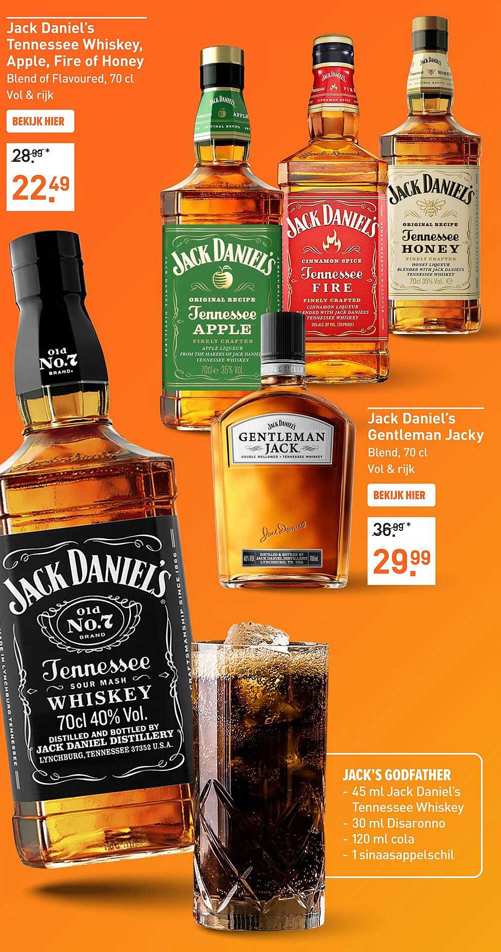 Jack Daniel's Tennessee Whiskey, Apple, Fire of Honey