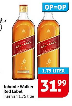 Johnnie Walker Red Label 1.75 liter