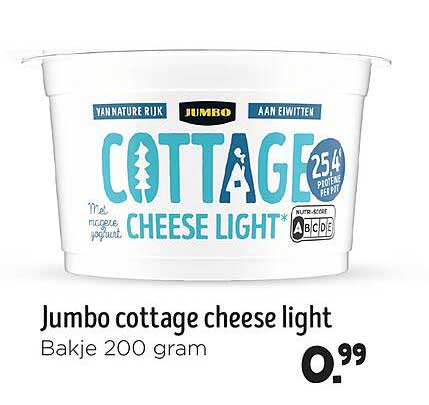 Jumbo cottage cheese light