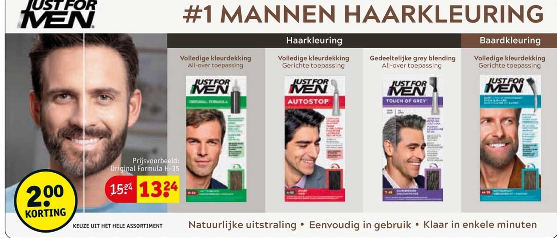 JUST FOR MEN HAARKLEURING